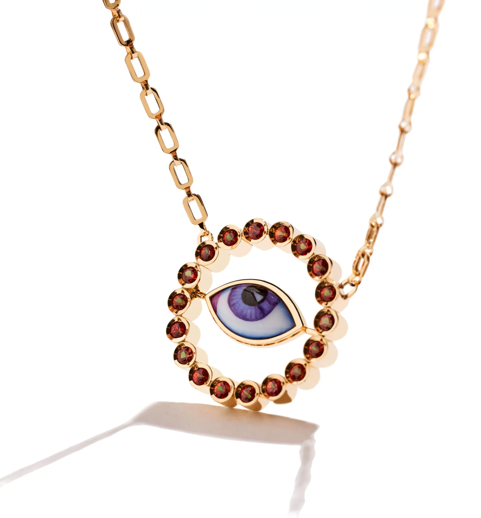 Protection Reversible #II necklace with Araki #1 handmade chain