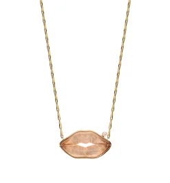 "Kiss me more" big necklace