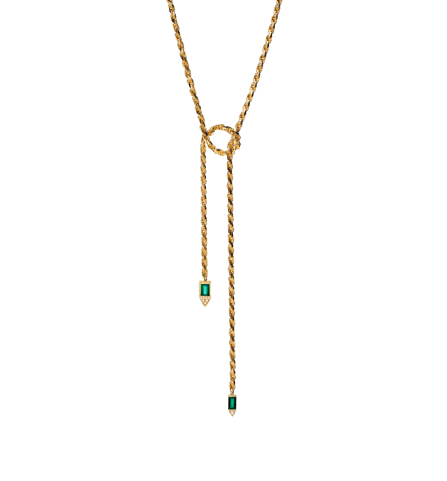 "Knot me over" necklace