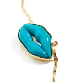 "True blue baby I love you" big necklace