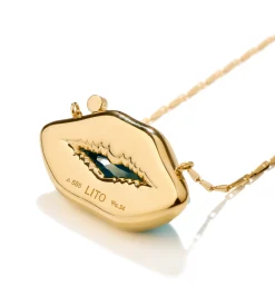 "True blue baby I love you" small necklace