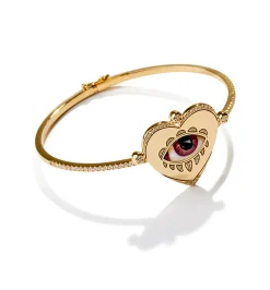 Rose coeur diamond bangle lito♡racil
