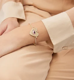 Rose coeur diamond bangle lito♡racil