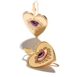 Rose coeur diamond earrings lito♡racil
