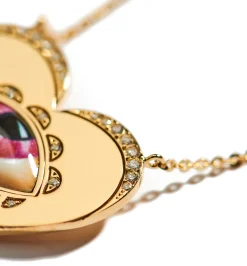 Rose coeur diamond necklace lito♡racil