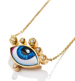 Russe Petit Bleu diamond necklace
