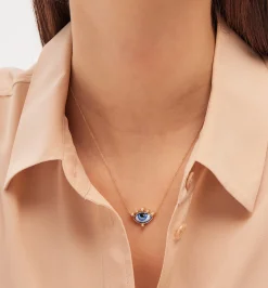 Russe Petit Bleu diamond necklace