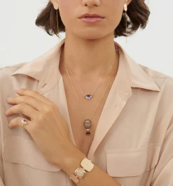 Russe Petit Mauve diamond necklace