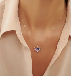 Russe Petit Mauve diamond necklace