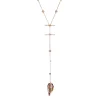 Sapphire, moonstone and pearl necklace
