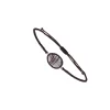 Small Andrea macrame diamond men's bracelet