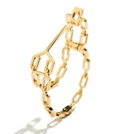 Small double chain hoops