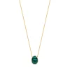 Small Gola diamond men's necklace