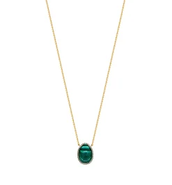 Small Gola diamond men's necklace