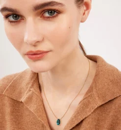 Small Gola diamond necklace