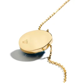Small Luna diamond men's necklace