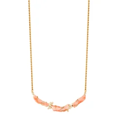 Three vintage corals necklace